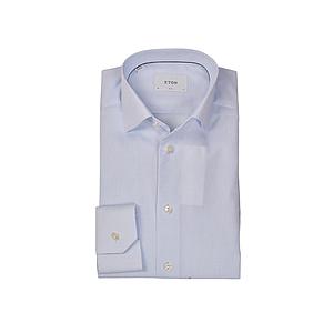 Eton hemd lange mouwen heren licht blauw contemporary