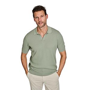 Gran Sasso Men polo shirt korte mouwen heren groen