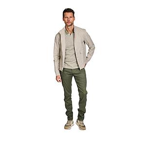 Atelier Noterman sportieve broek heren groen