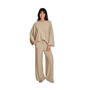 Panicale Cashmere broek dames donker beige