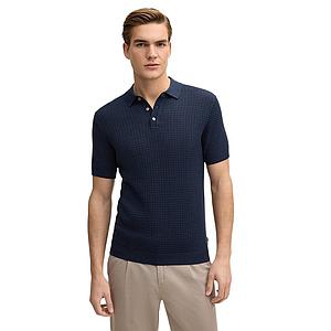 Joop polo shirt korte mouwen heren donker blauw Vanceo