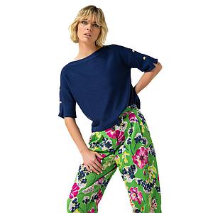 Caroline Biss pull trui dames blauw 1210/22