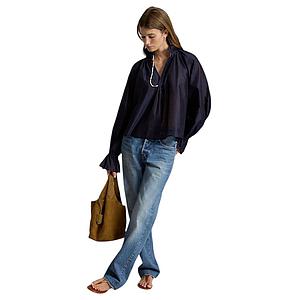 Polo Ralph Lauren Women blouse dames blauw 211B17131002