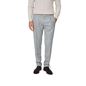 Berwich broek heren grijs contemporary fit - flannel