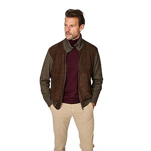 Paul & Shark leren vest heren bruin 15311211 323