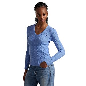 Polo Ralph Lauren Women pull trui v-hals dames ciel 211971866004