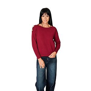 Anneclaire pull trui dames bordeaux D1853 857 024