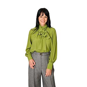 Natan Collection blouse dames olijf