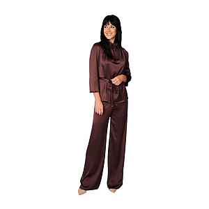 Natan Collection broek dames aubergine