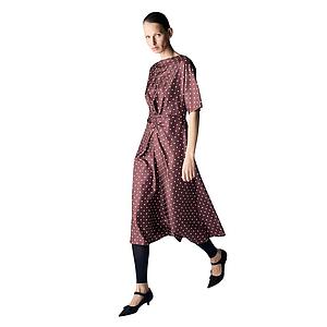 Natan Collection kleedje dames aubergine FIGARO-JAAP28 310