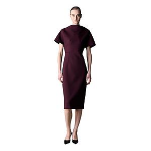 Natan Collection kleedje dames aubergine FORMAT-J8ZN01 125