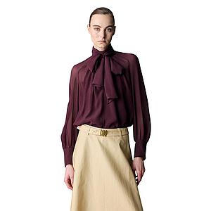 Natan Collection blouse dames aubergine FOURMI-JARM01 310