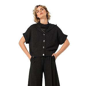 Caroline Biss gilet dames anthraciet 4207/11