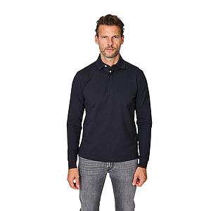 Jacob Cohen Men polo shirt lange mouwen heren marine