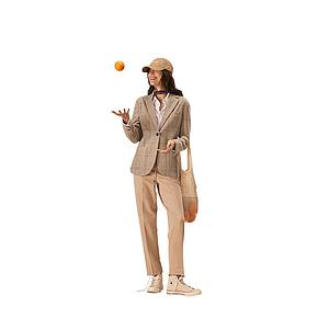 Circolo Woman vest dames taupe