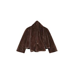 Natan Collection mantel jas dames donker bruin FETIC-NWEPS01 232