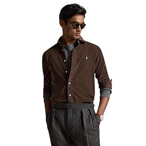 Polo Ralph Lauren Men hemd lange mouwen heren bruin 710853123503
