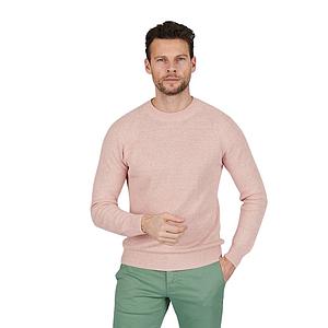 Gran Sasso Men pull trui ronde hals heren framboos