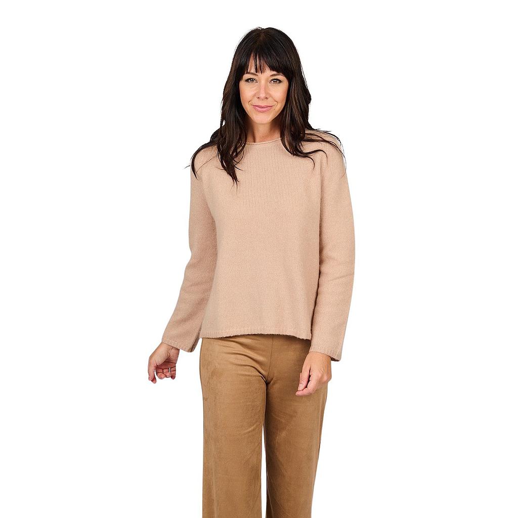 Hemisphere pull trui dames beige ARTSON WOMEN MEN I shop online mooiste trendy kleding