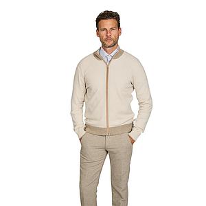 Gran Sasso Men gilet heren beige