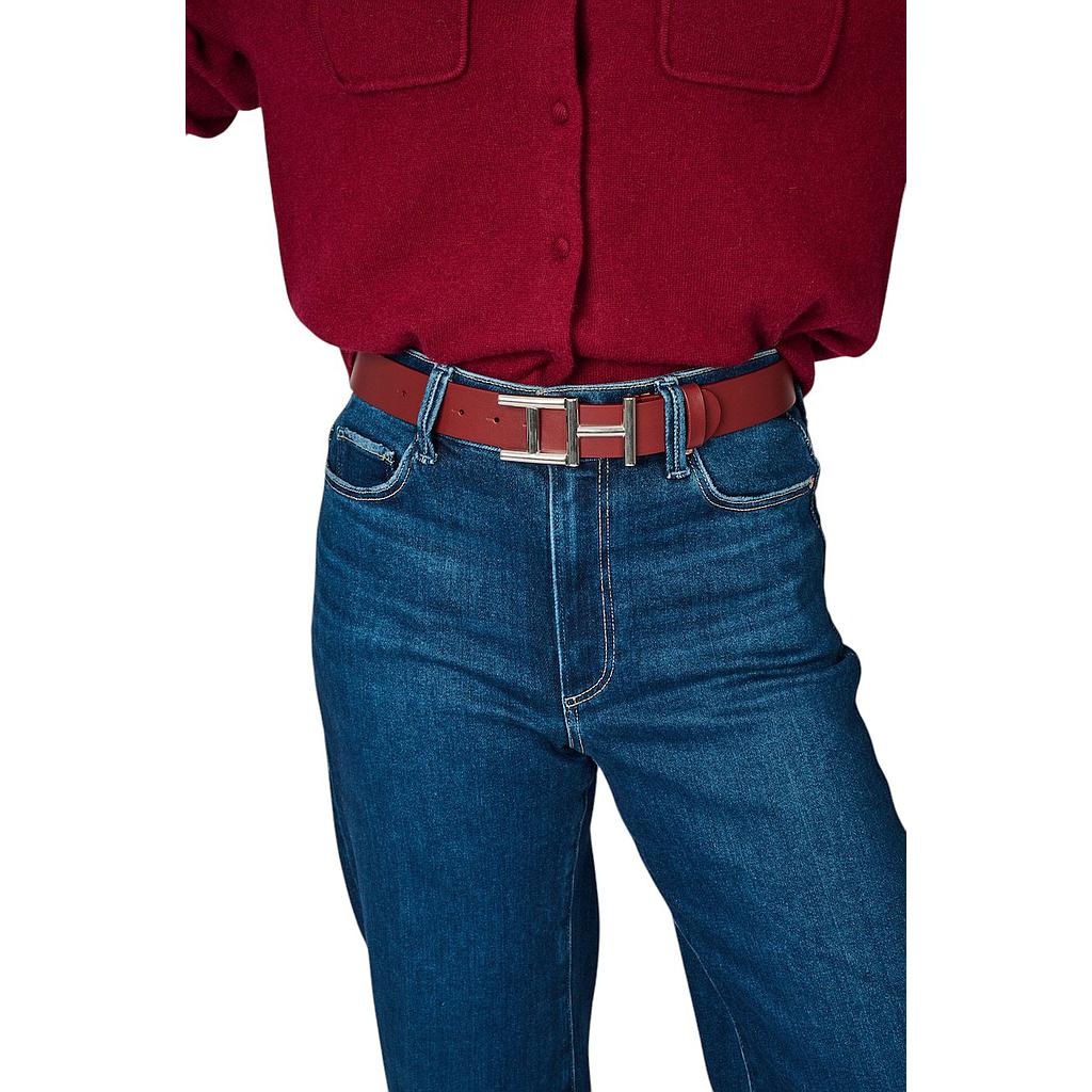 Hemisphere riem dames bordeaux