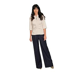 Natan Collection broek dames marine