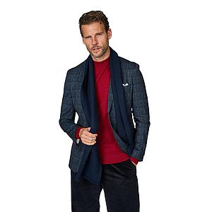 Ma.Al.Bi sjaal heren donker blauw