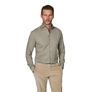 Profuomo chemise à manches longues hommes vert