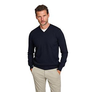 Gran Sasso Men pull trui v-hals heren marine