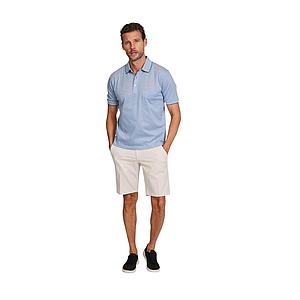 Gran Sasso Men polo shirt heren licht blauw