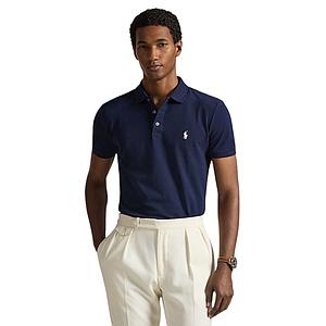 Polo Ralph Lauren Men polo shirt korte mouwen heren marine Custom slim fit