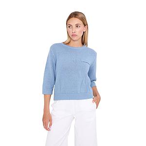 Jeff sweater dames blauw Eliza