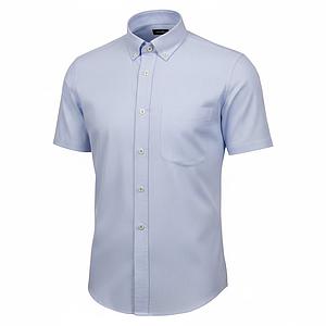 Van Laack Men hemd korte mouwen heren blauw Roy