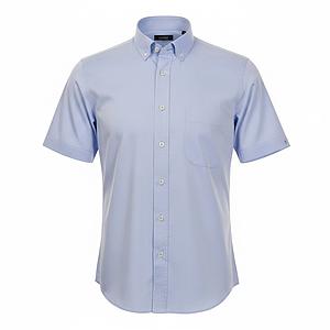 Van Laack Men hemd korte mouwen heren blauw Roy