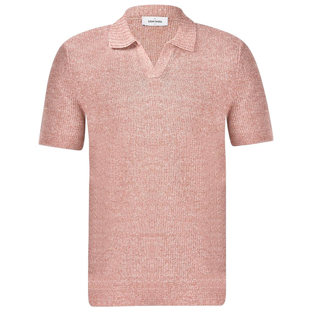 Gran Sasso Men polo shirt korte mouwen heren rood
