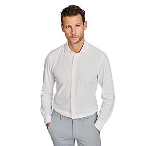 Gran Sasso Men hemd lange mouwen heren wit