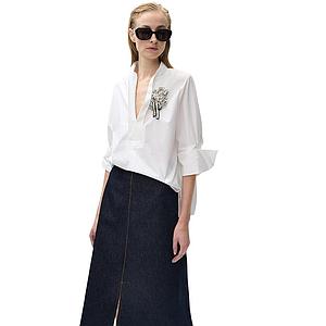 Natan Collection blouse dames wit