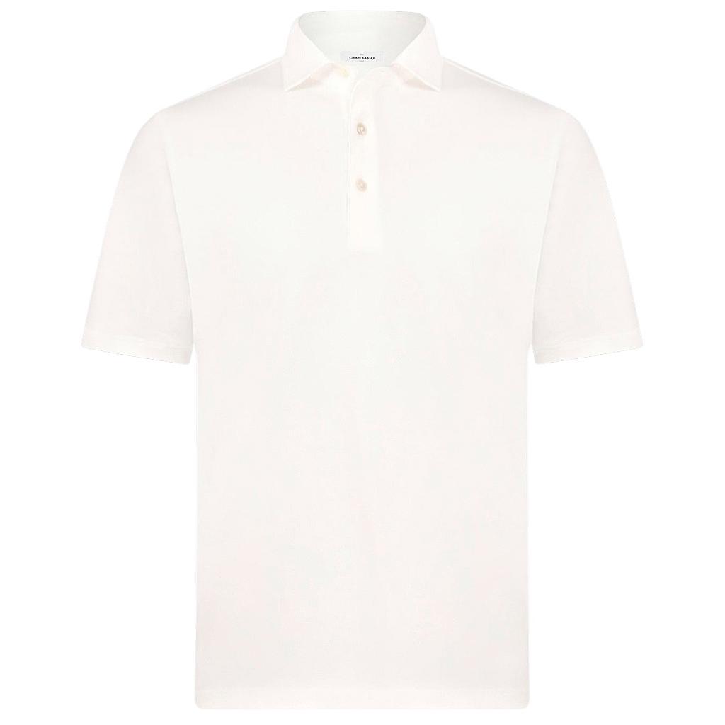 Gran Sasso Men polo korte mouwen heren ecru