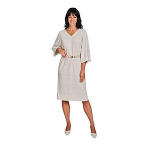 Panicale Cashmere kleedje dames licht grijs