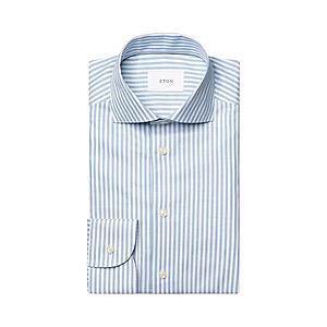 Eton hemd lange mouwen heren licht blauw Slim