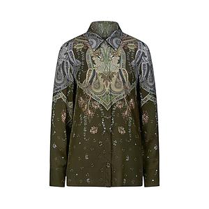Riani blouse dames olijf 685840-4660 583